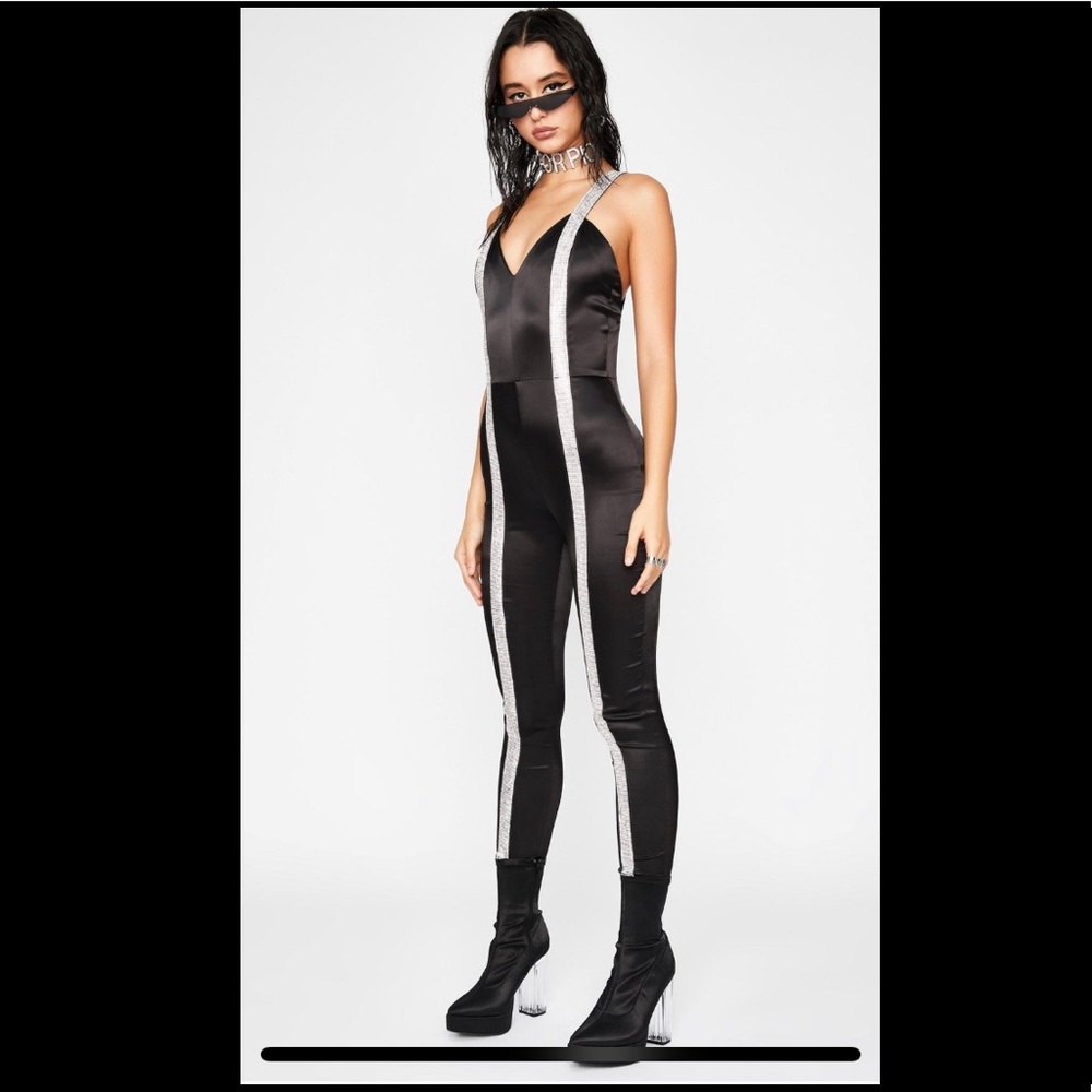 Dollskill CATSUIT Black jumpsuit overall onsie